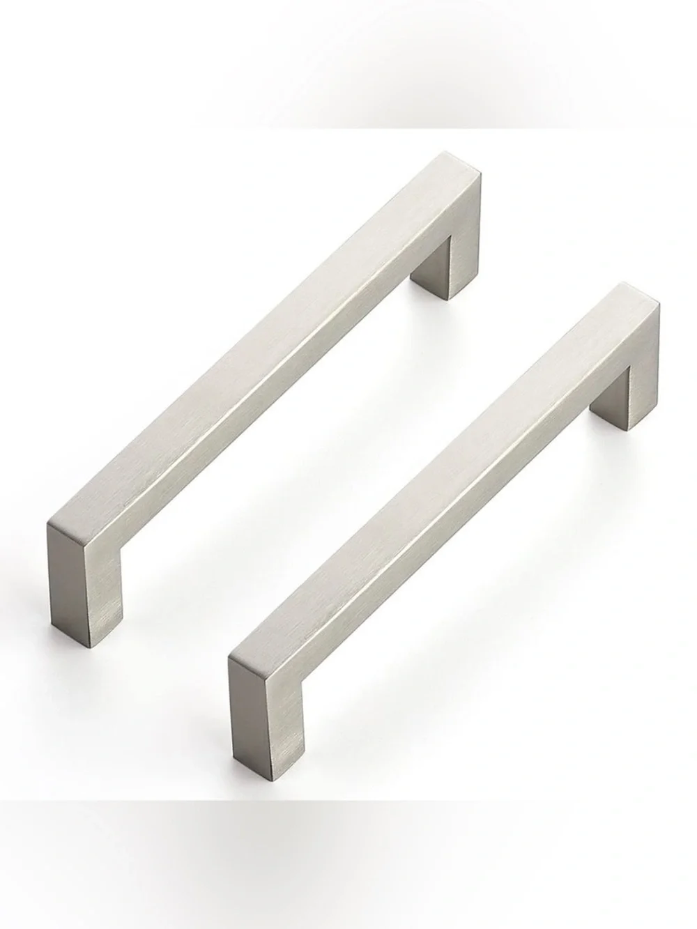 Ravinte Brushed Nickel Square Cabinet Handles Pulls 5 Inch 10 Pack